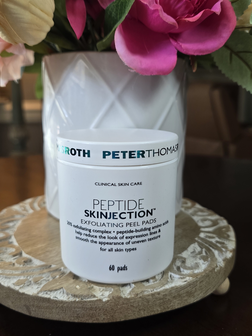 Peter Thomas Roth Peptide Skinjection Exfoliating Peel Pads - 60 Pads BNIB